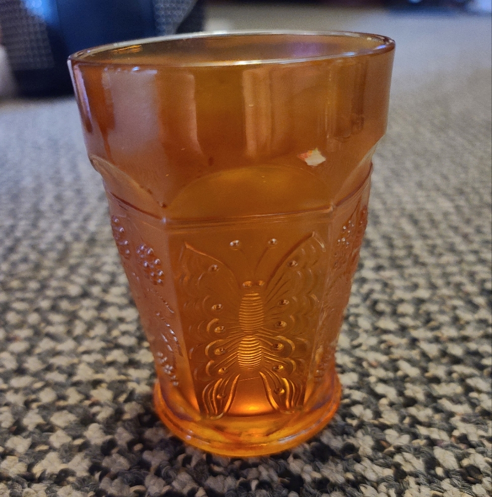 Orange Geometric Drinkware Tumbler for Dining